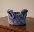 Purple bunny basket