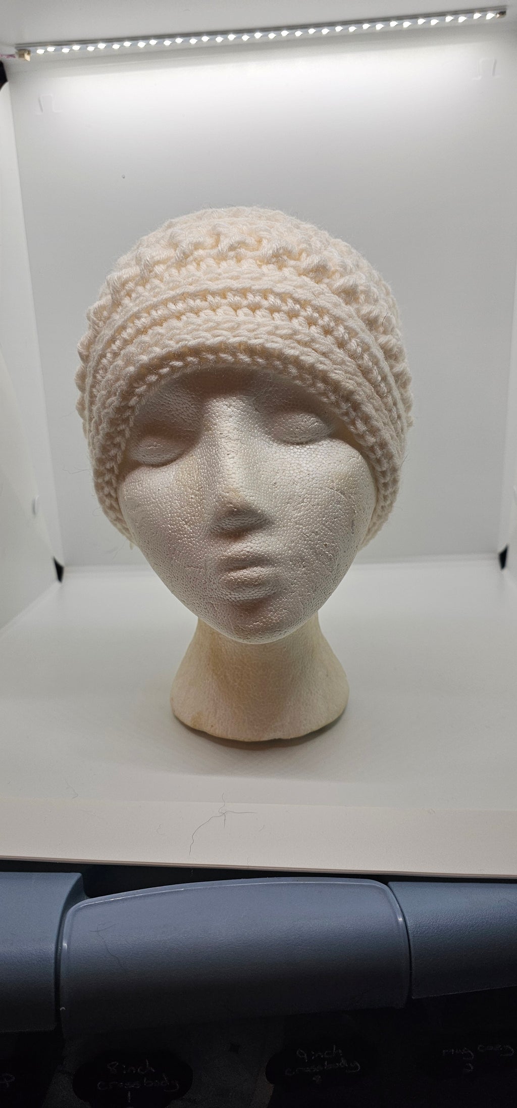 You Sleigh Me Beanie in white