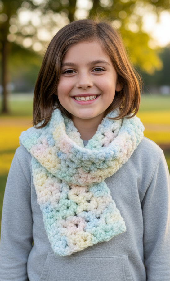Pastel scarf