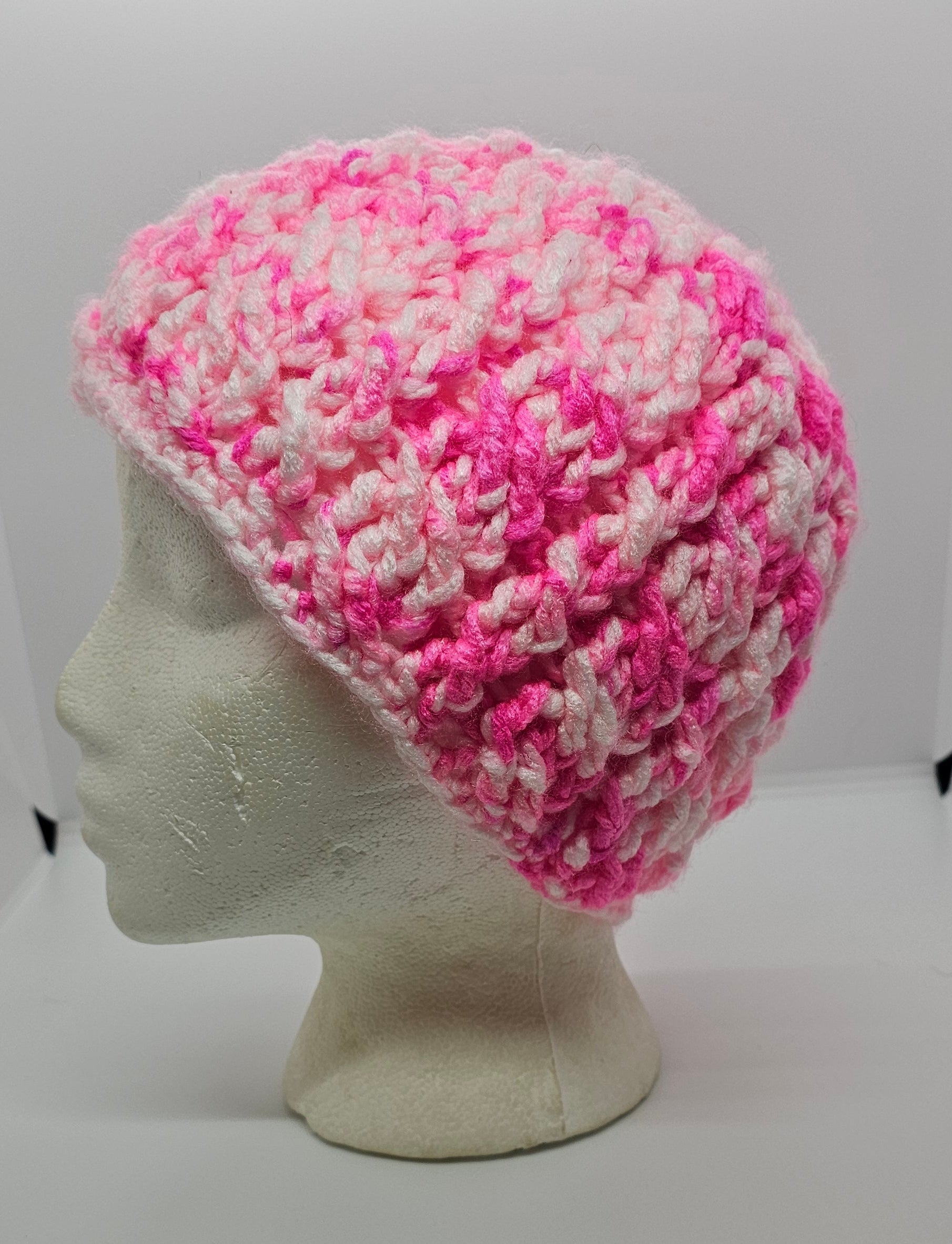 Pretty in pink cables hat