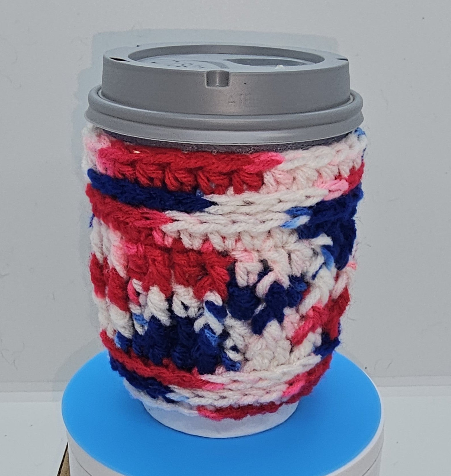 Barrel vibe patriotic coffee cozy