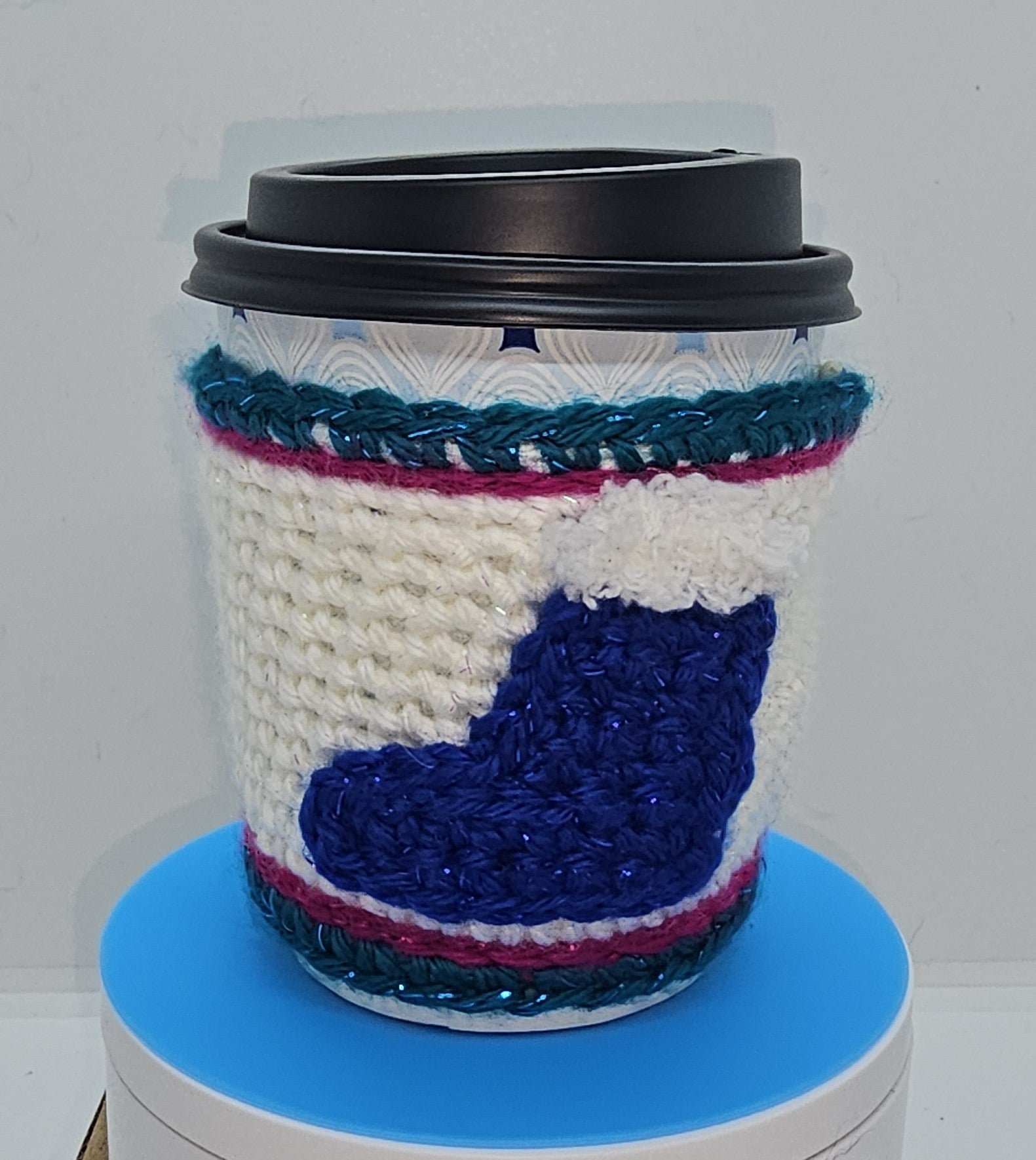 Stocking coffee cozy