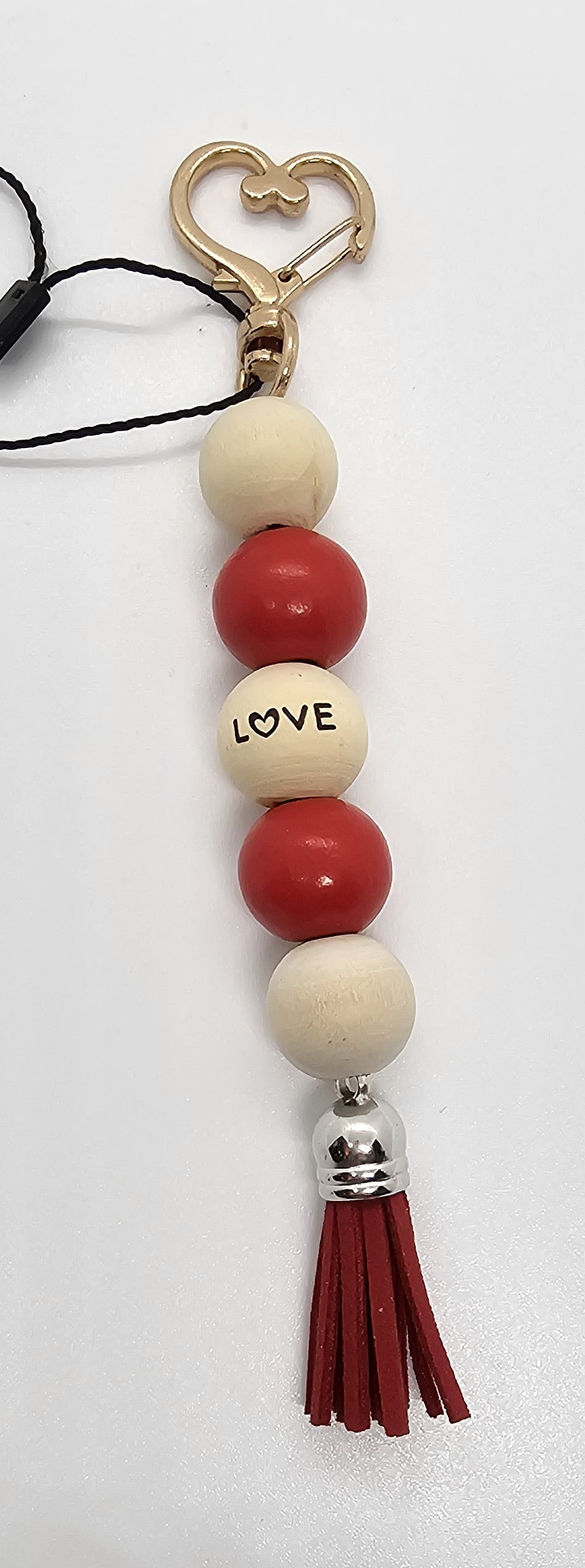 Red love keychain