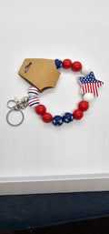 Star patriotic wristlet