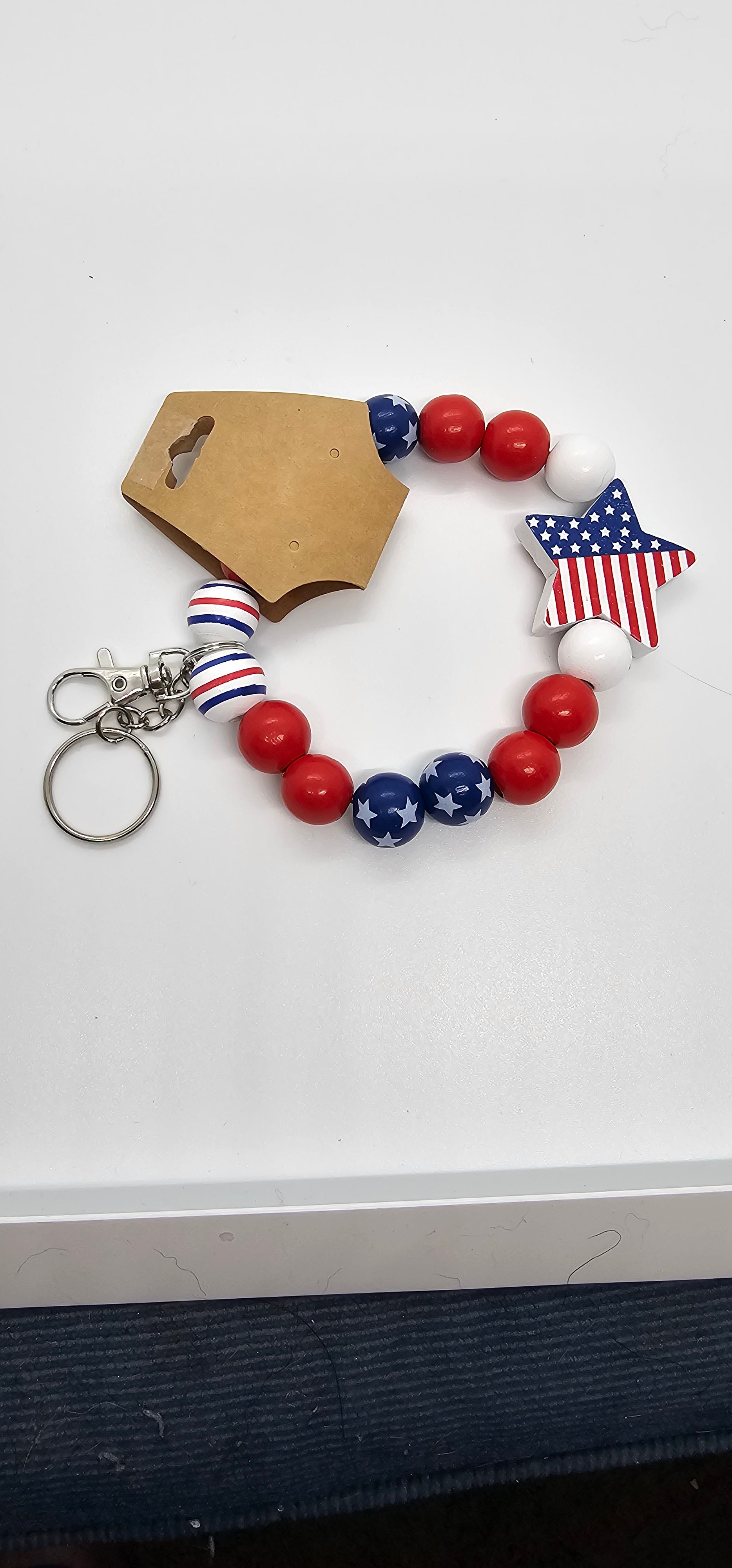 Star patriotic wristlet