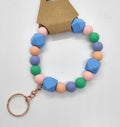 Bright pastel wristlet