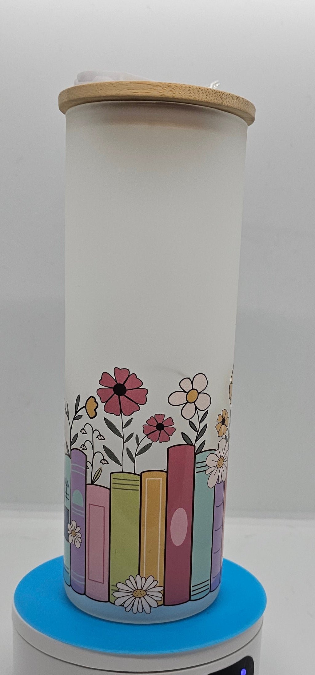 Books and flowers