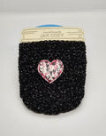 Heart mason jar cozy