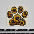 Sunflower paw print