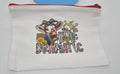 White pouch with cow illustration and 'Just a little dramatic' text on a white background