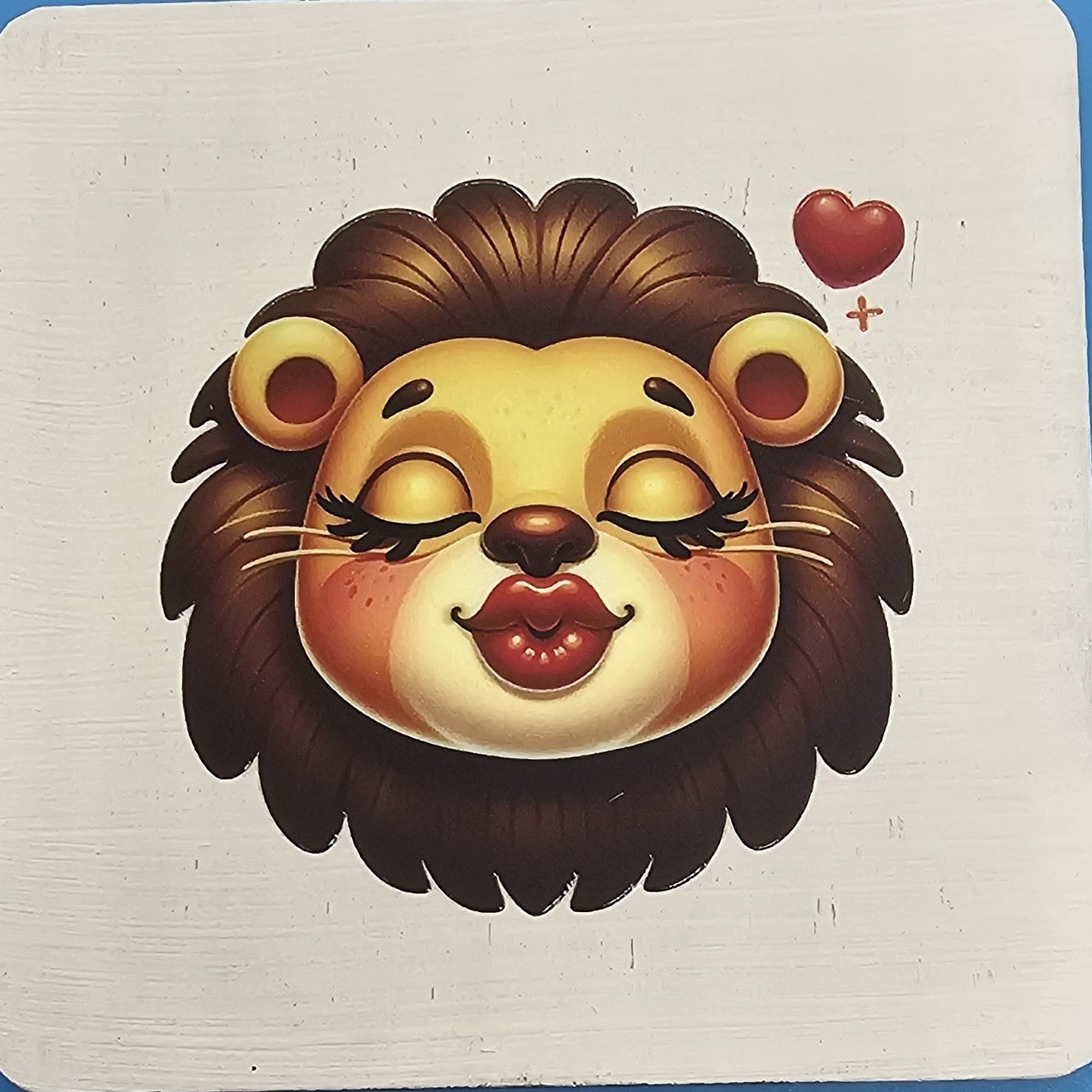 Smoochy lion