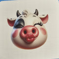 Smoochy cow