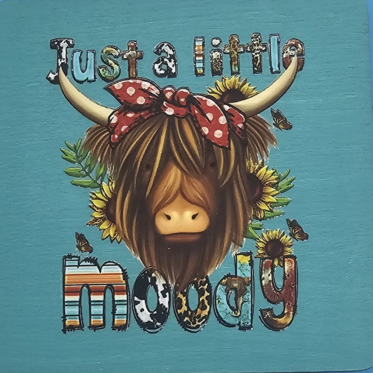 Moody Highland cow