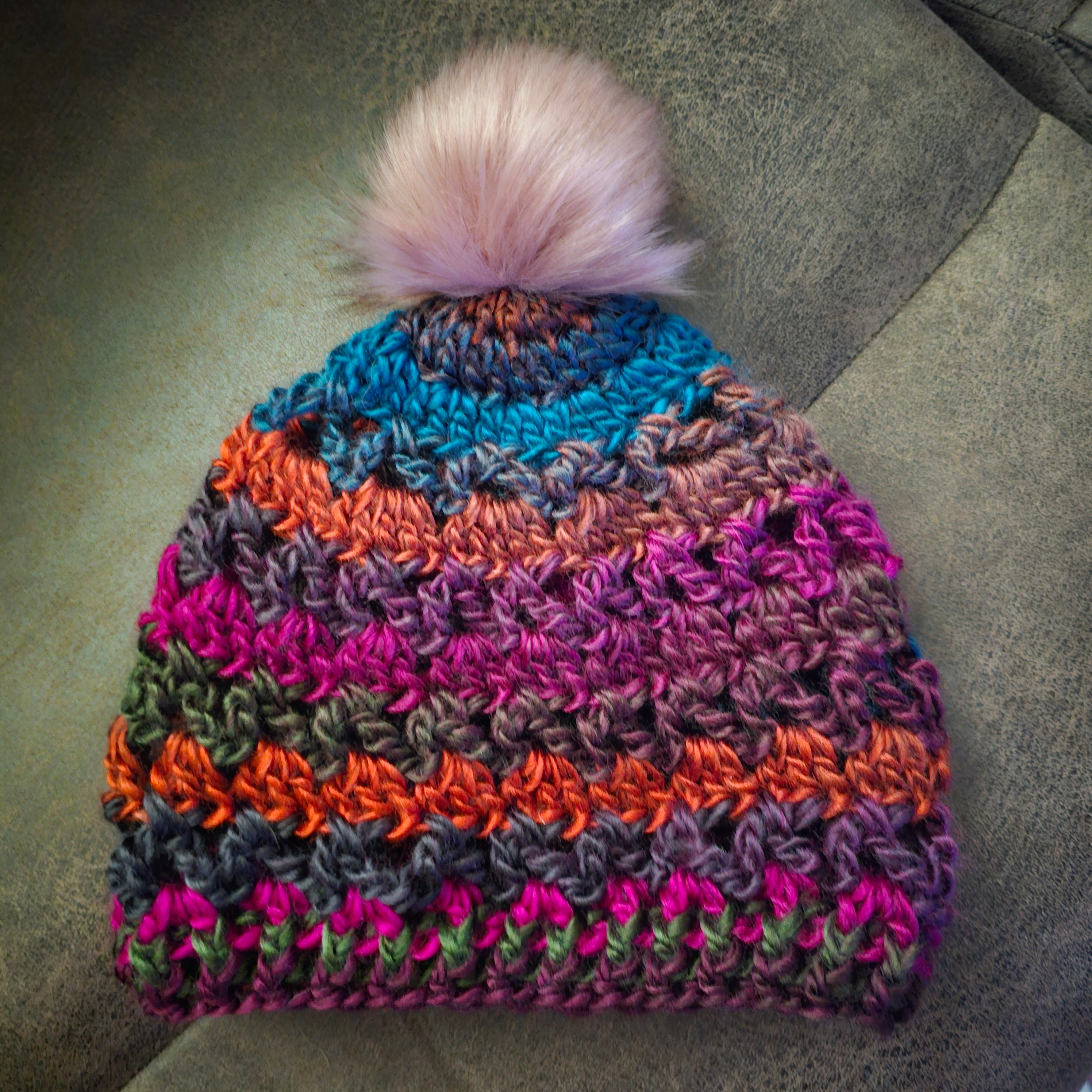 Lavender kisses beanie
