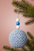 Blue and white ornament