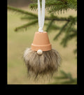 Shades of brown terra cotta gnome