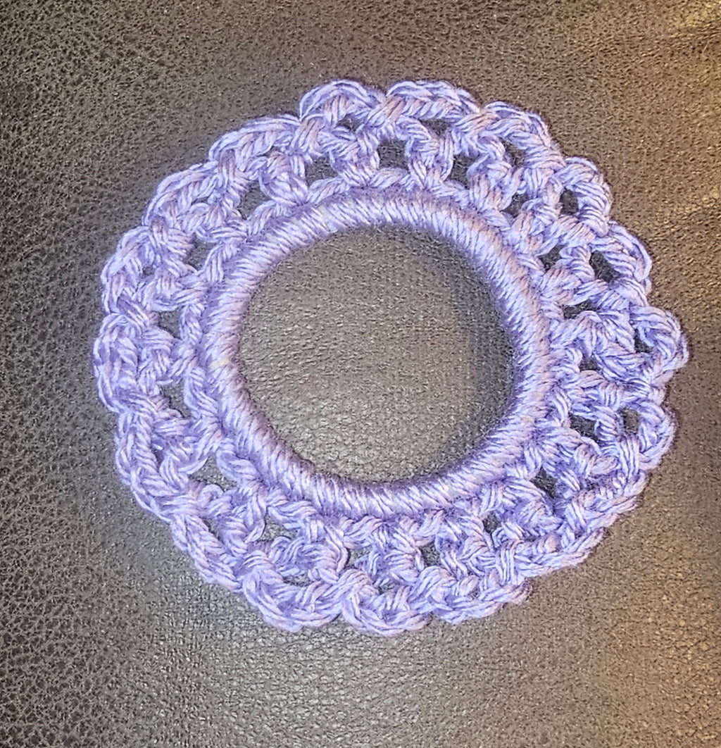 Lavender Summertime scrunchie