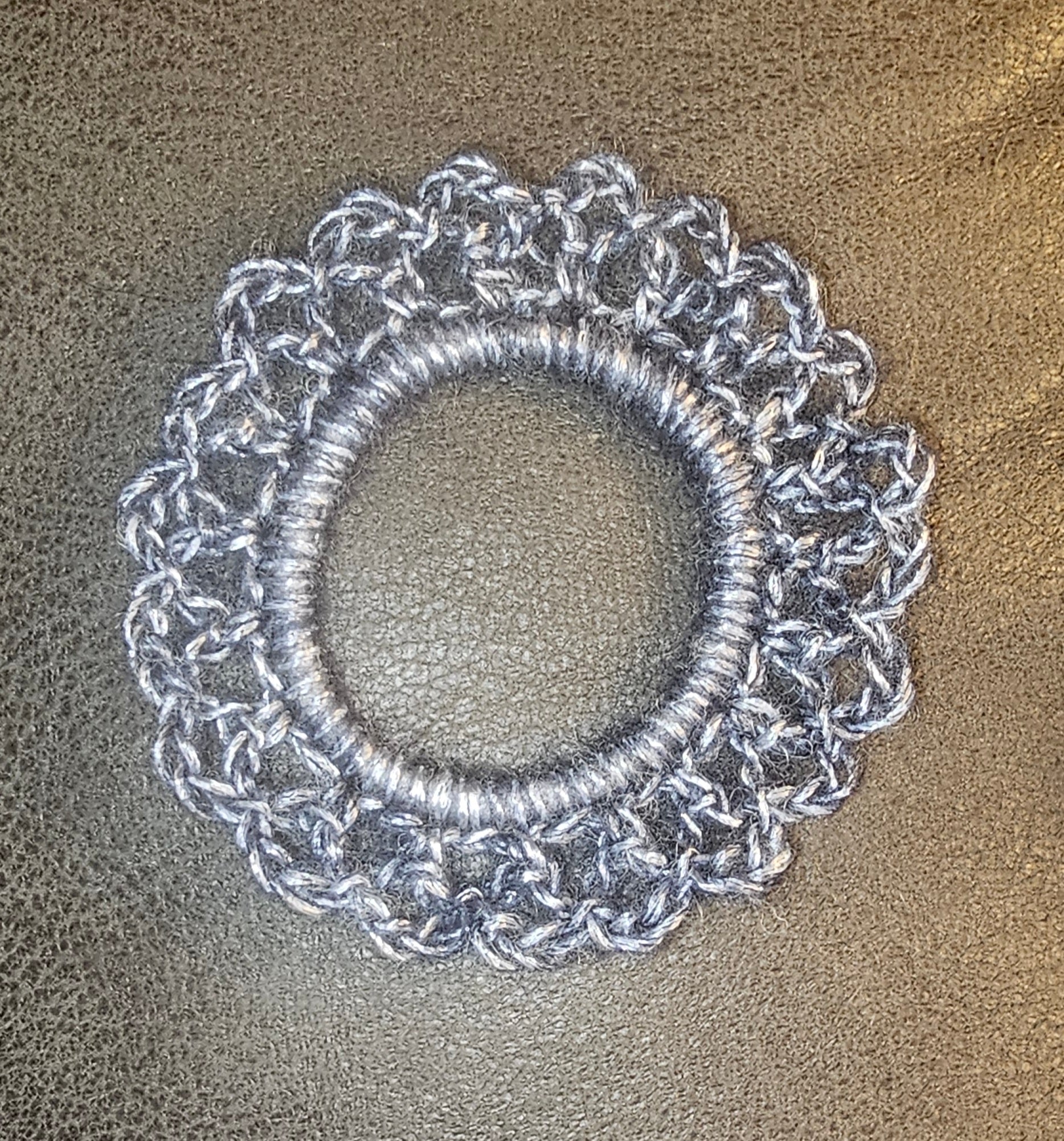 Black shimmer Summertime scrunchie