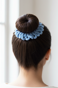 Blue Summertime scrunchie
