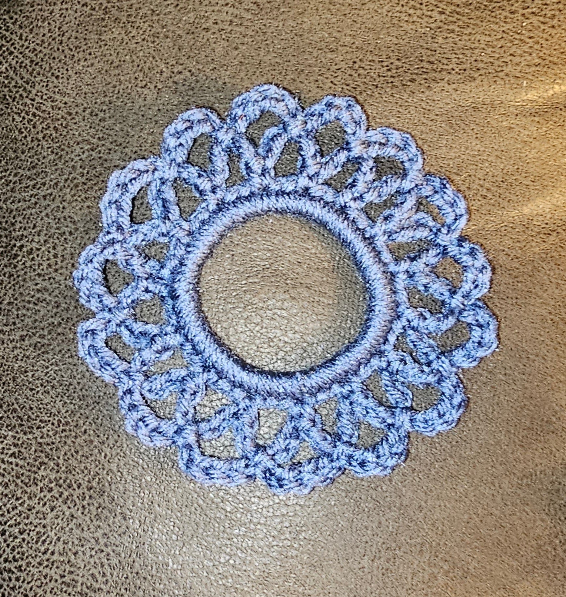 Navy Summertime scrunchie