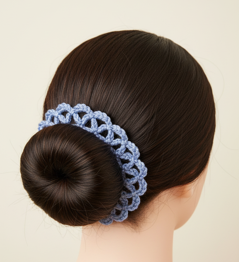 Navy Summertime scrunchie