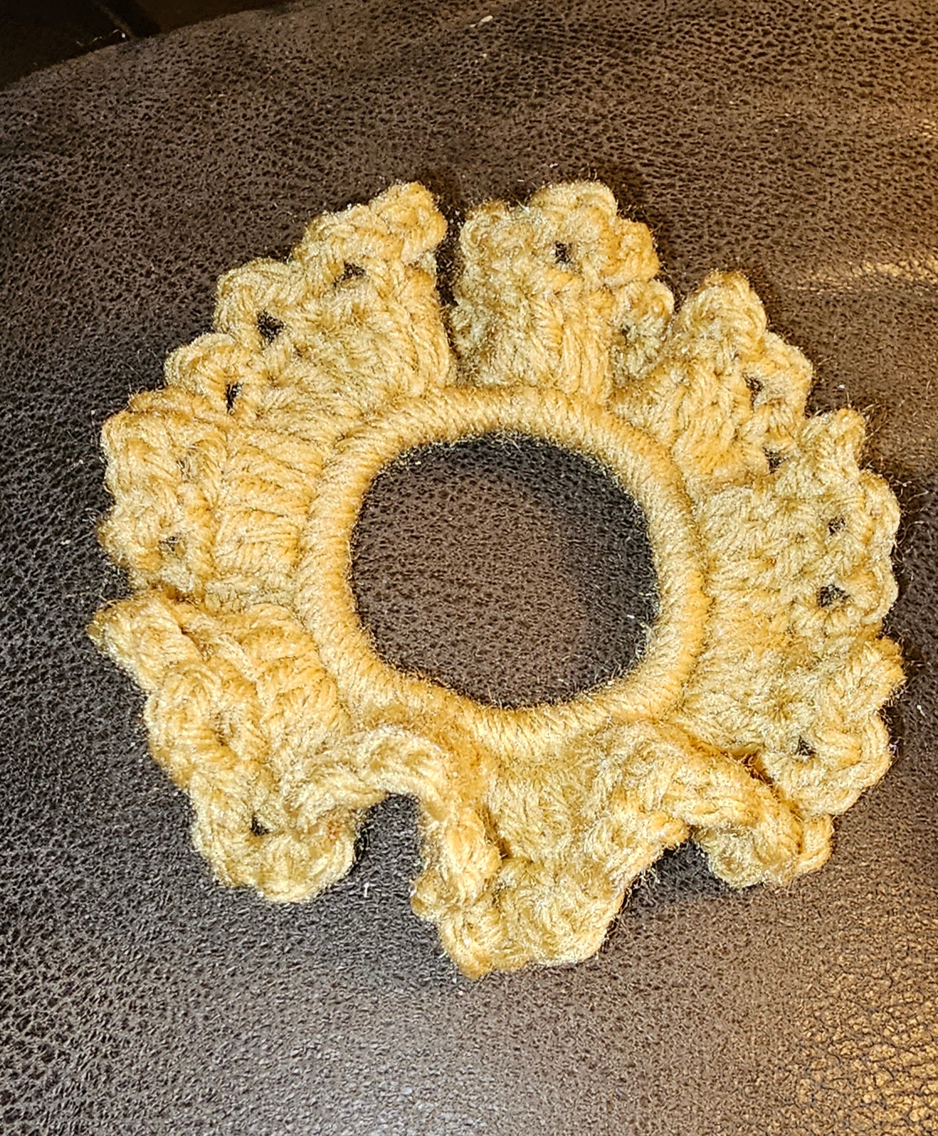 Harvest yellow scrunchie