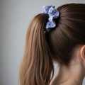 Lavender ruffles scrunchie