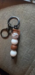 White pot head keychain