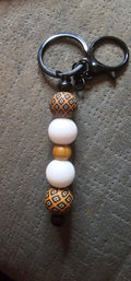 Patterns and white keychain
