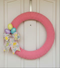 Pink Easter wreath