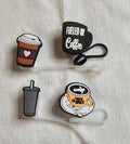 4 pack coffee cup straw toppers