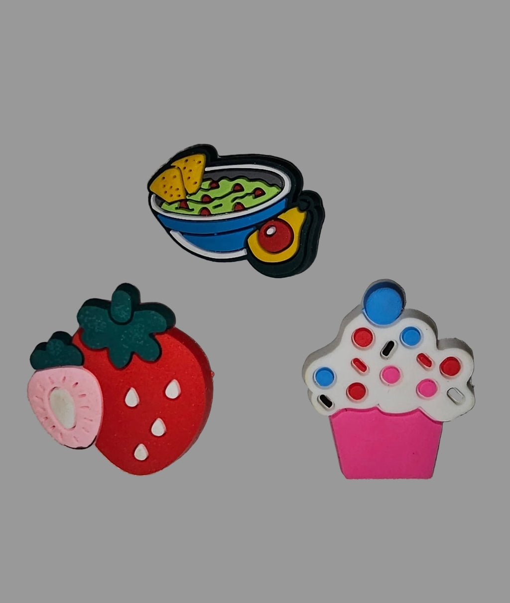 3 pack snacks straw charms