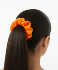 Orange Summertime scrunchie