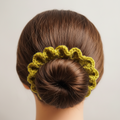 Olive green scrunchie