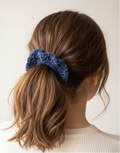 Navy scrunchy