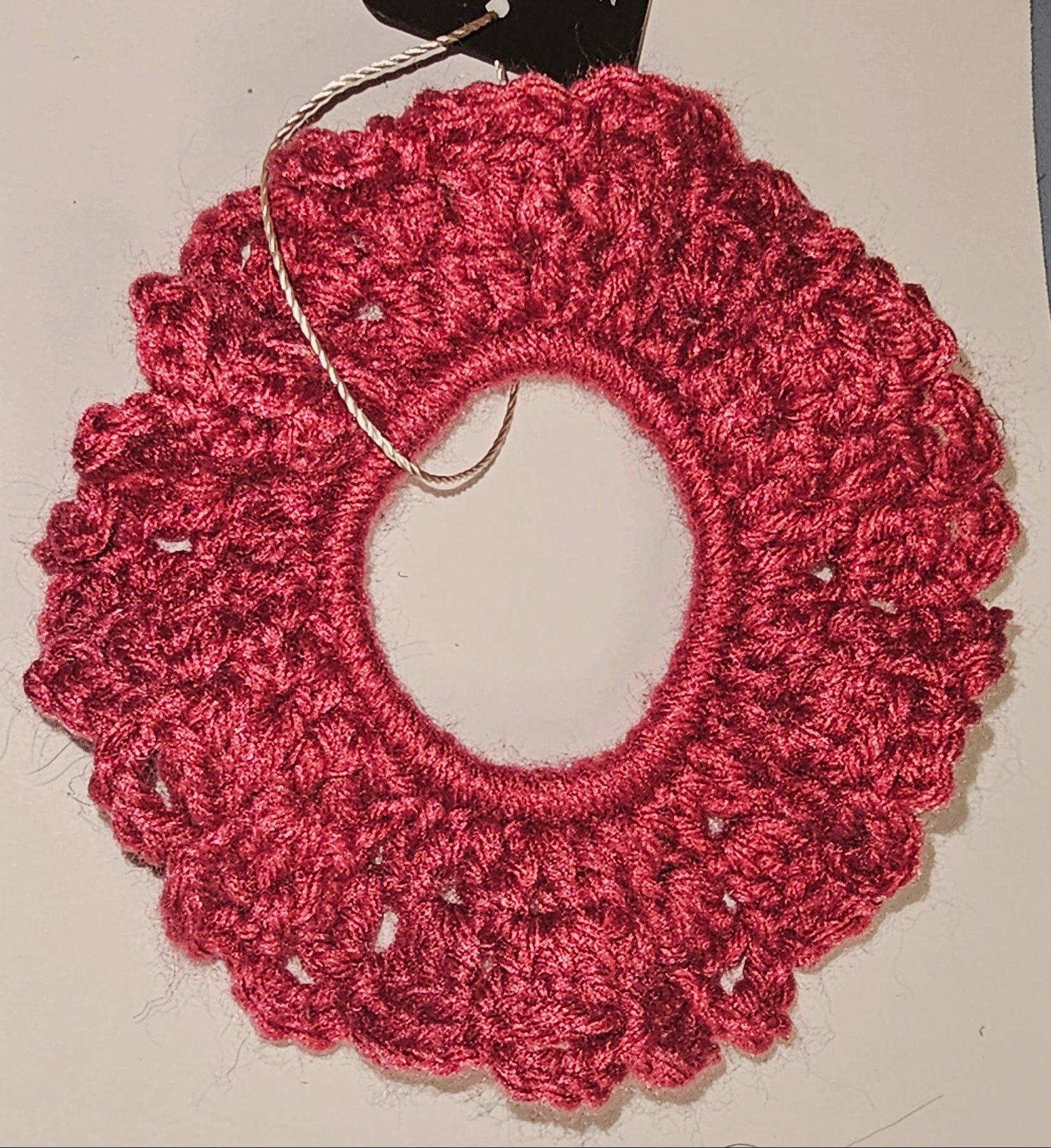 Lacy berry scrunchy